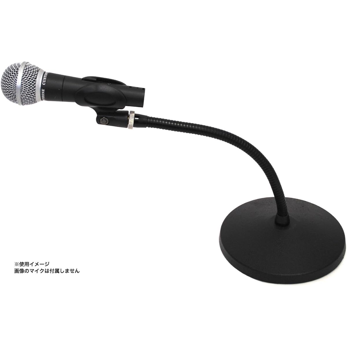 KC Tabletop Microphone Stand Gooseneck MDS-3/BK Black x 10 Set