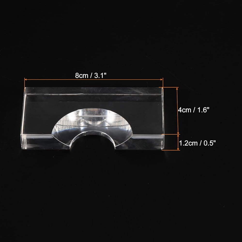 PATIKIL 2pcs 2 1/16“ Acrylic Billiard Locator for Pool Ball Snooker Ball Holder Billiard Ball Location Marker Clear