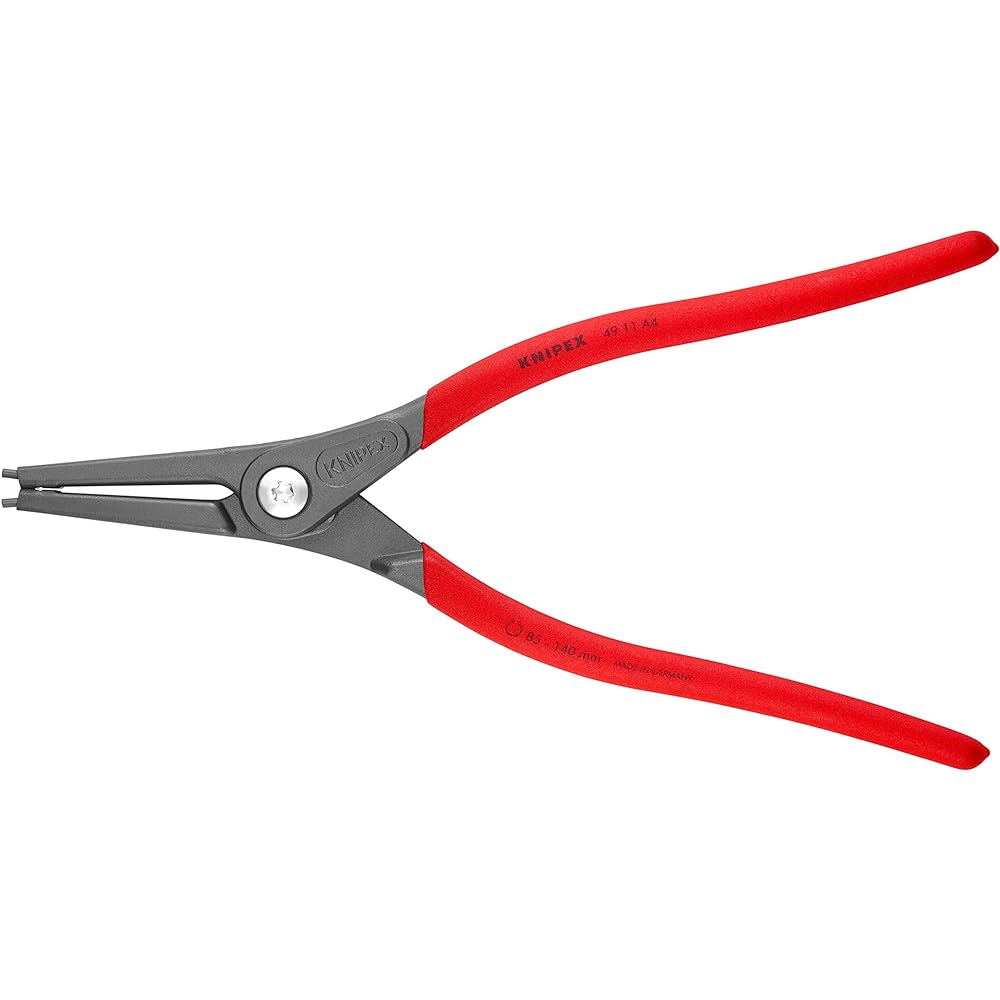 KNIPEX KNIPEX 4911-A4 Shaft Precision Snap Ring Pliers Straight (SB)