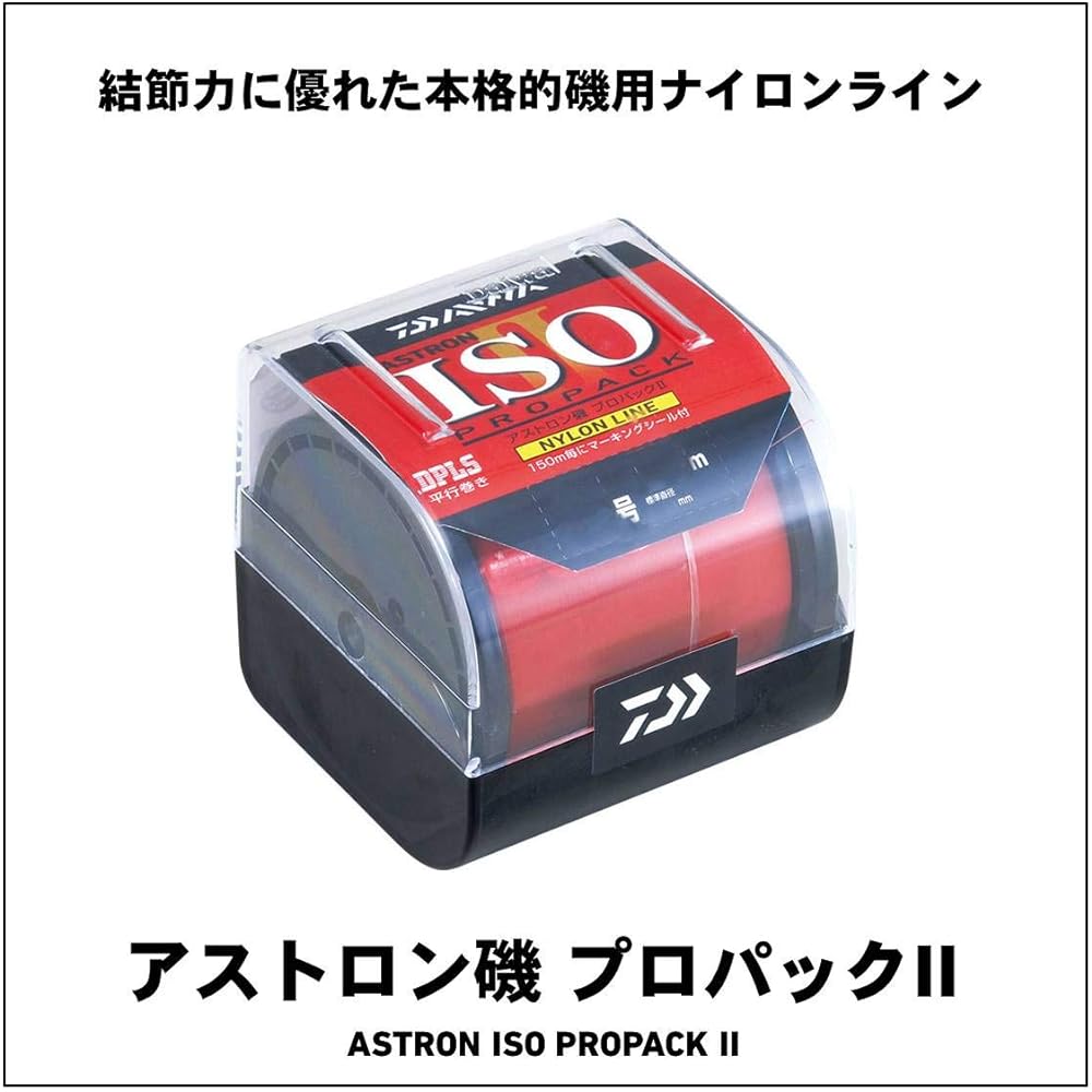 DAIWA Line Astron Iso P Pack 2 1.85-6 600m Clear Red