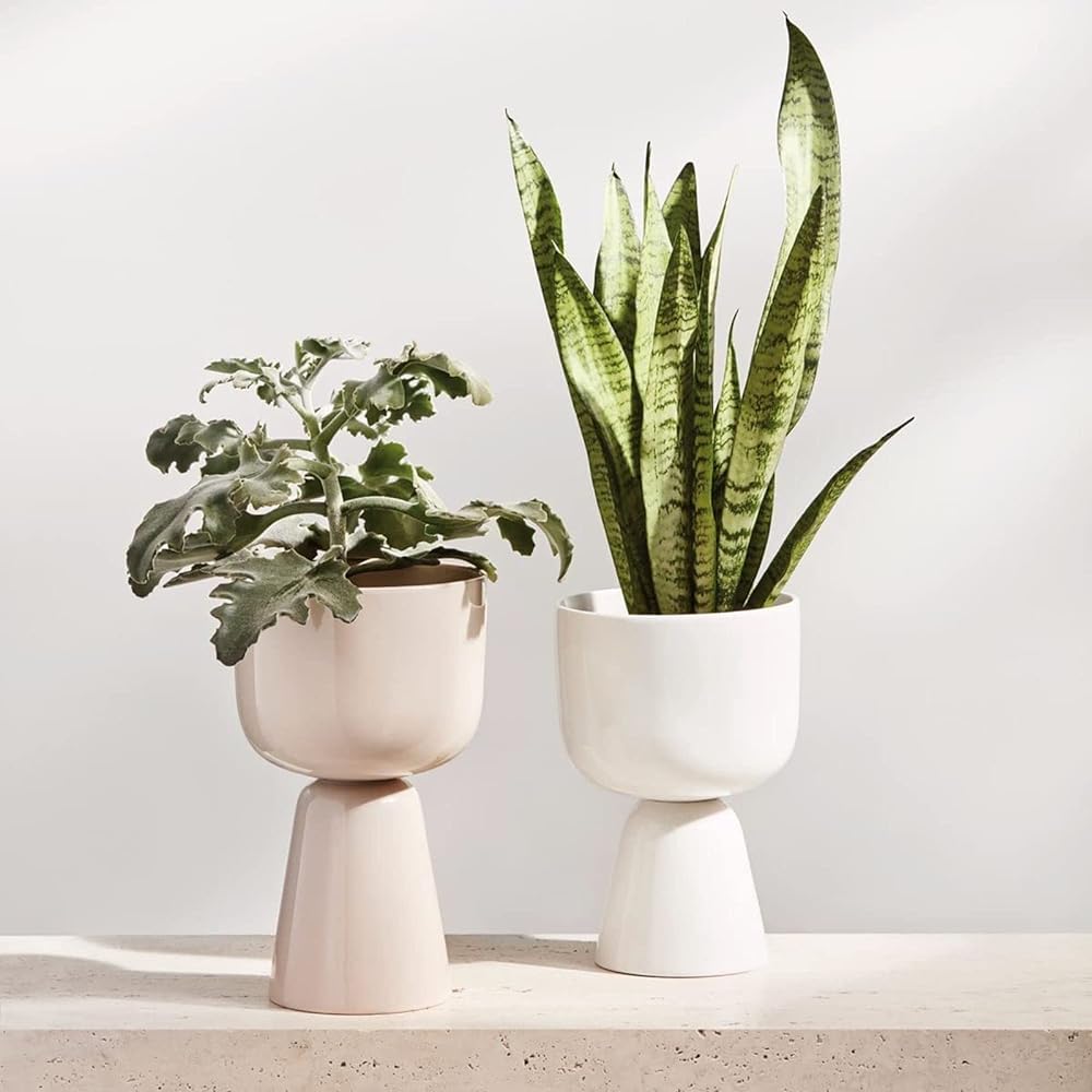 [Regular Imported Product] Iittala Nappula Plant Pot 260 x 155mm Beige 1052355