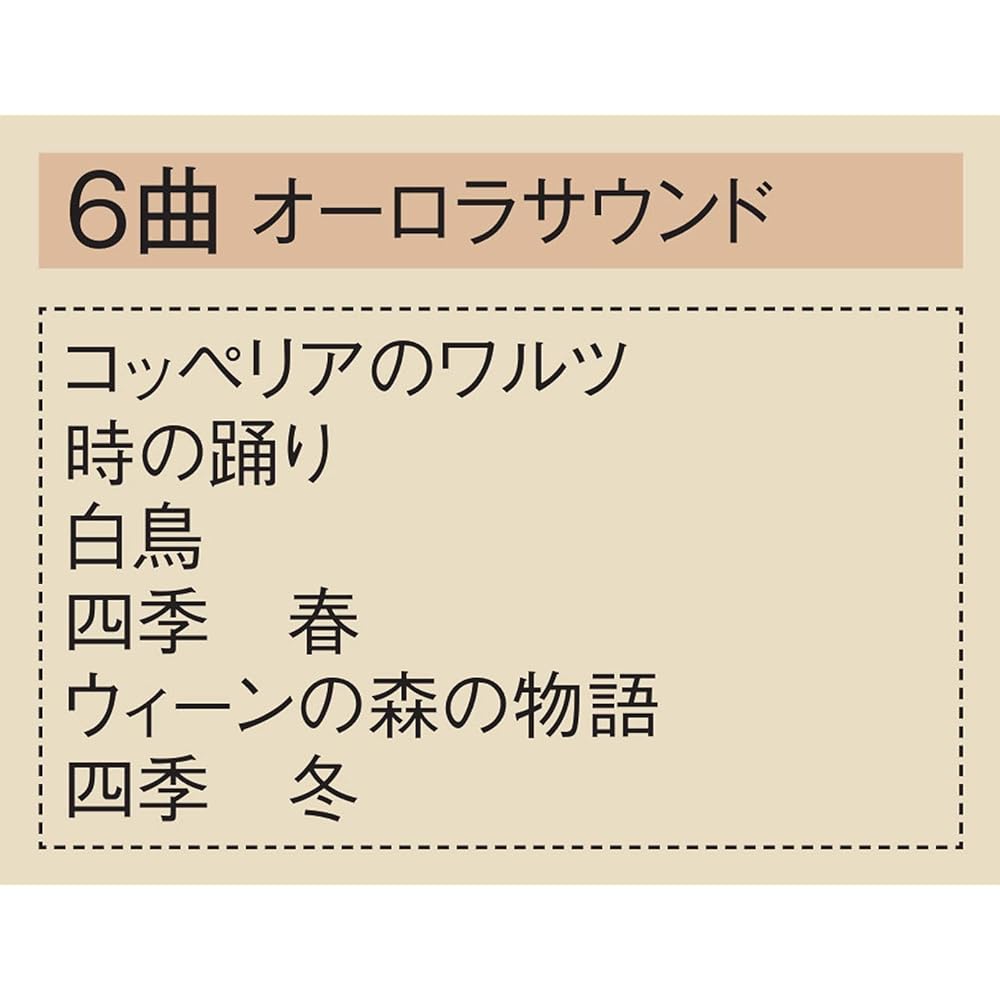 RHYTHM Radio Clock Wall Clock 6 Songs Melody "Small World Lily N" 4MN554RH10