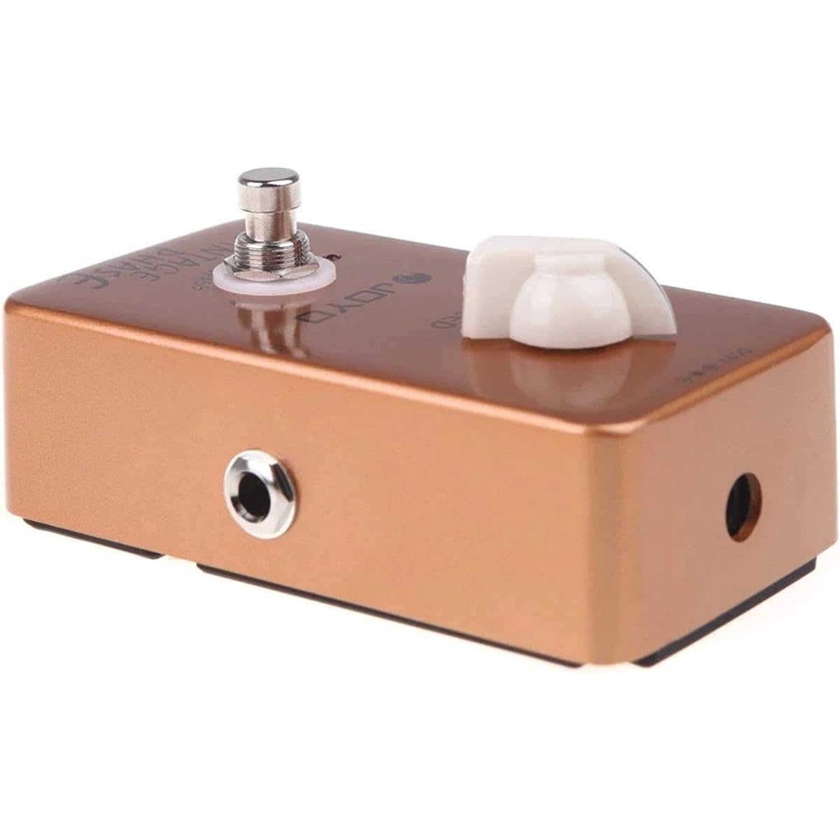 Guitar Effector Phase Phaser Guitar Effect Pedal True Bypass Overdrive (Color: Golden, Size: 12 x 7.1 x 5.8cm)