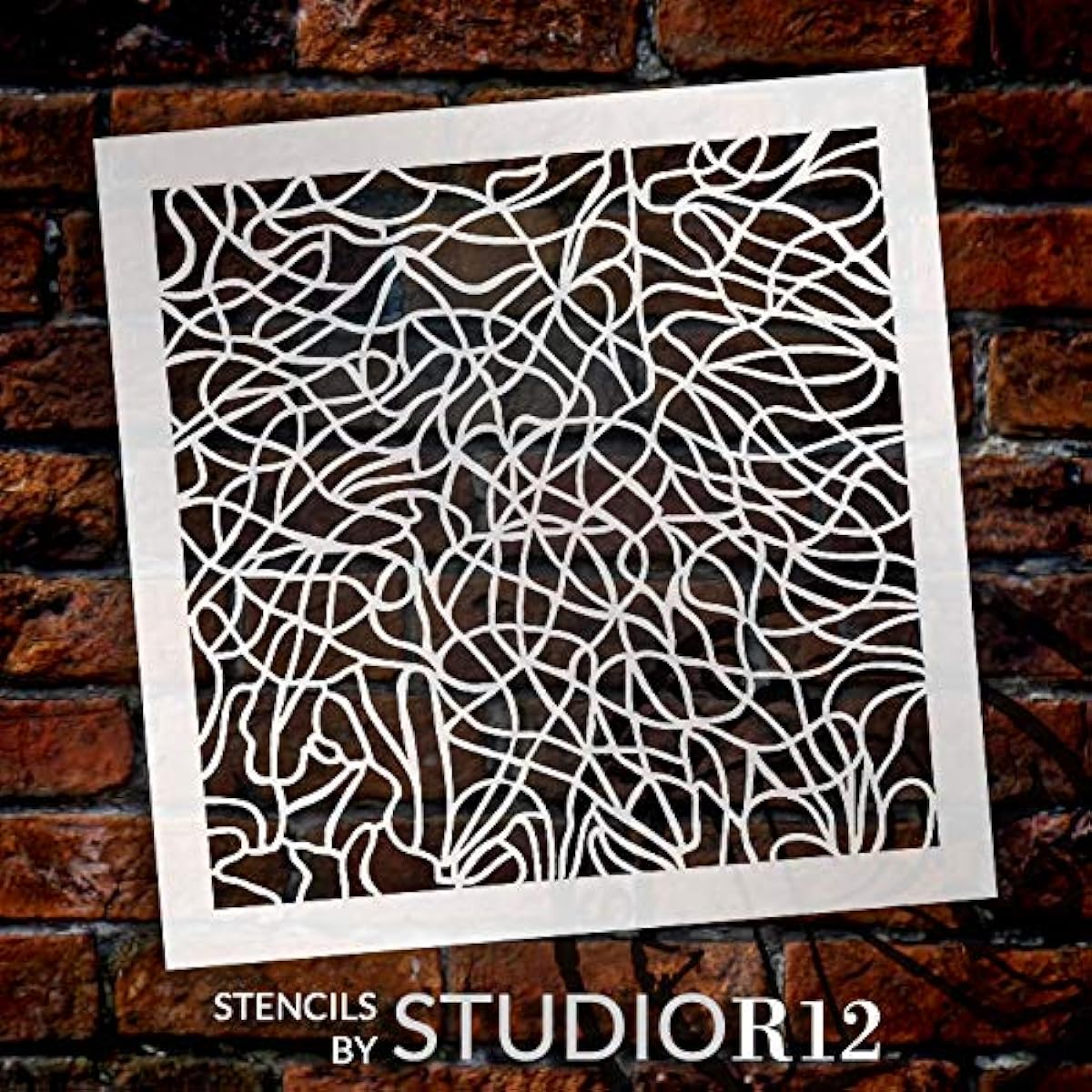 StudioR12 Mixed Media Stencil Scrabble Foam Pattern | Mini to Large | DIY Card Making Bullet Journal | Select Size 6" x 6" STCL2758