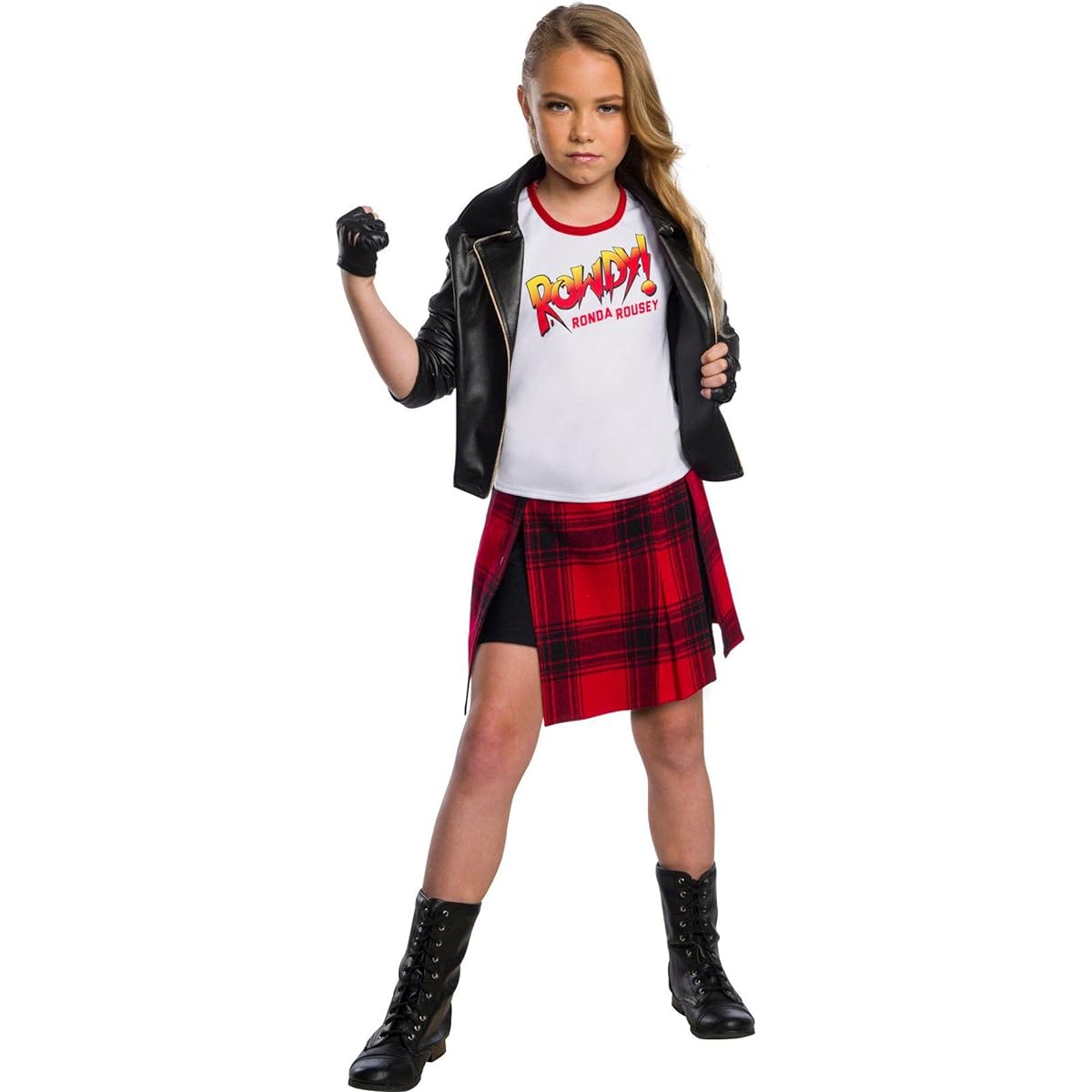 Rubie's Deluxe Rowdy Ronda Rousey Girls Costume L (700965_L)