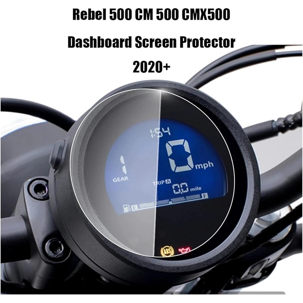 Fits for Honda Rebel 500cm 500 CMX500 2020+ Screen Protector Scratch Protection Film Motorcycle Dashboard Screen Protector Instrument