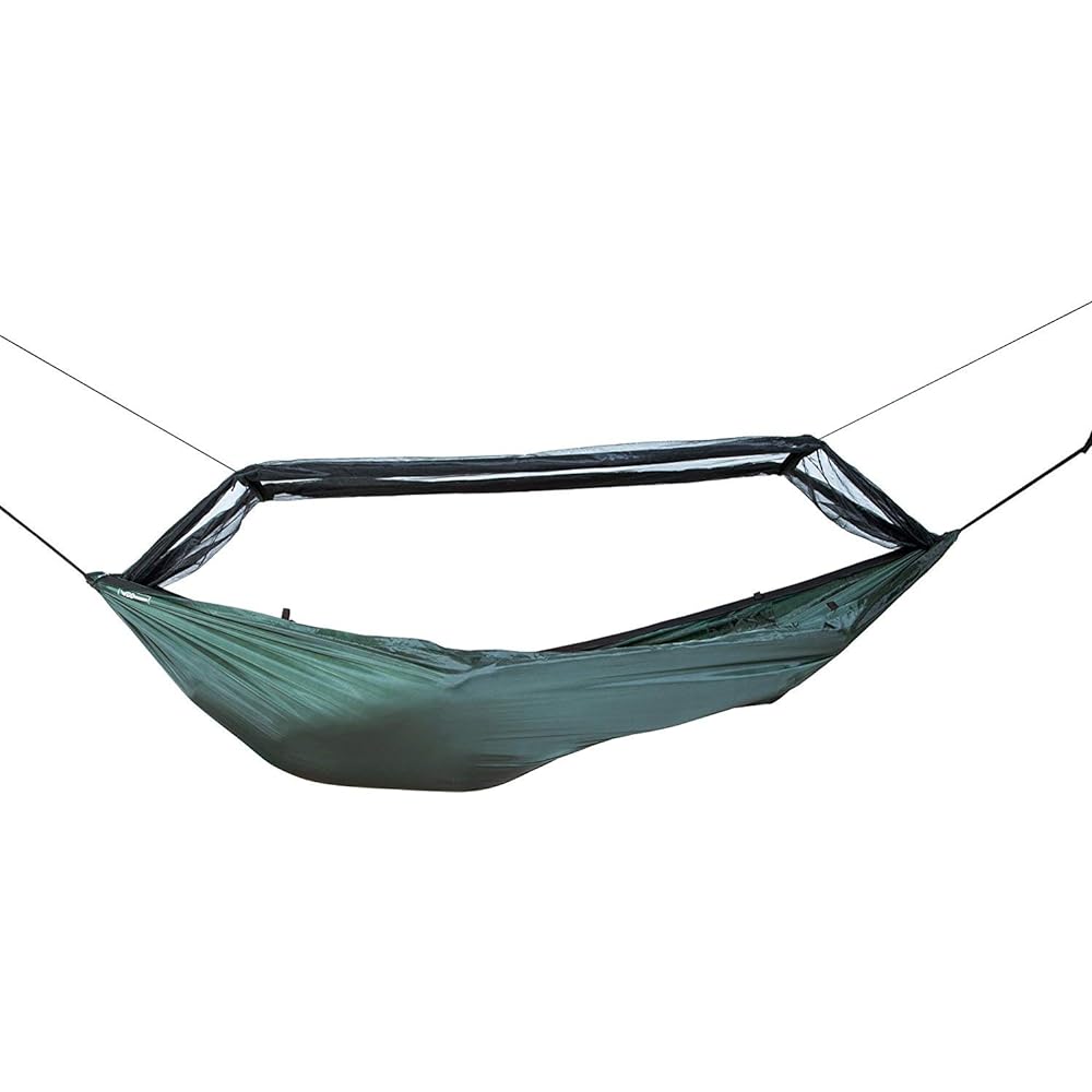 [From Scotland] DD Frontline Hammock Frontline Hammock Comfortable and lightweight hammock for camping style camping (Jet black) [Parallel import goods]