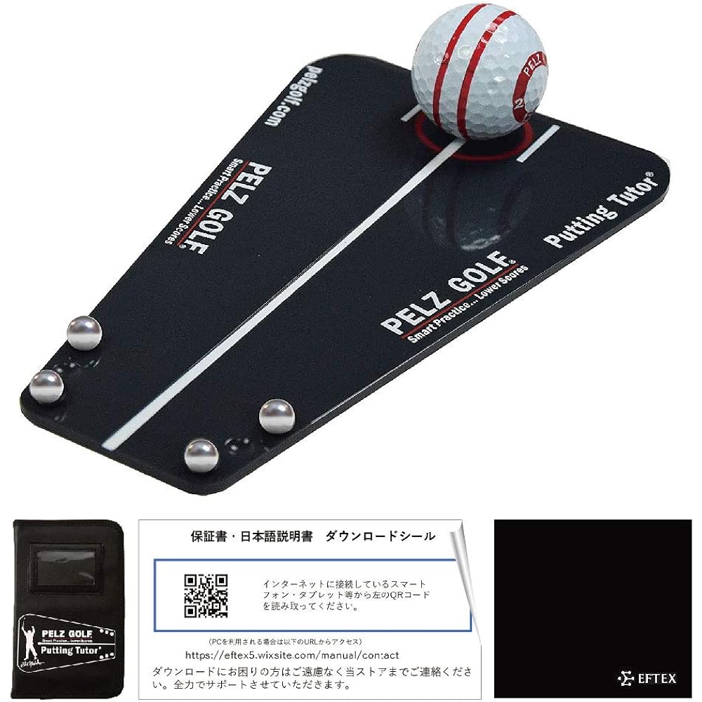 PELZ GOLF Putting Tutor EFTEX Original Cross Set Golf Putter [Genuine Product/Japanese Instruction Manual/Explanation Video/12 Month Warranty] (Original Version)