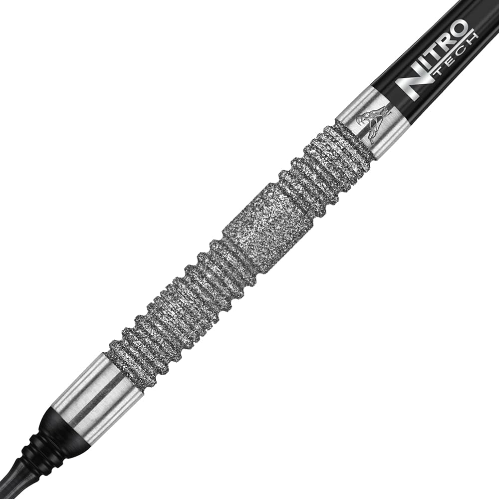 Red Dragon Peter Wright Snakebite Euro 11 Element Soft-Tip - 18 Gram - Premium Tungsten Steel Darts with Flights, Shafts