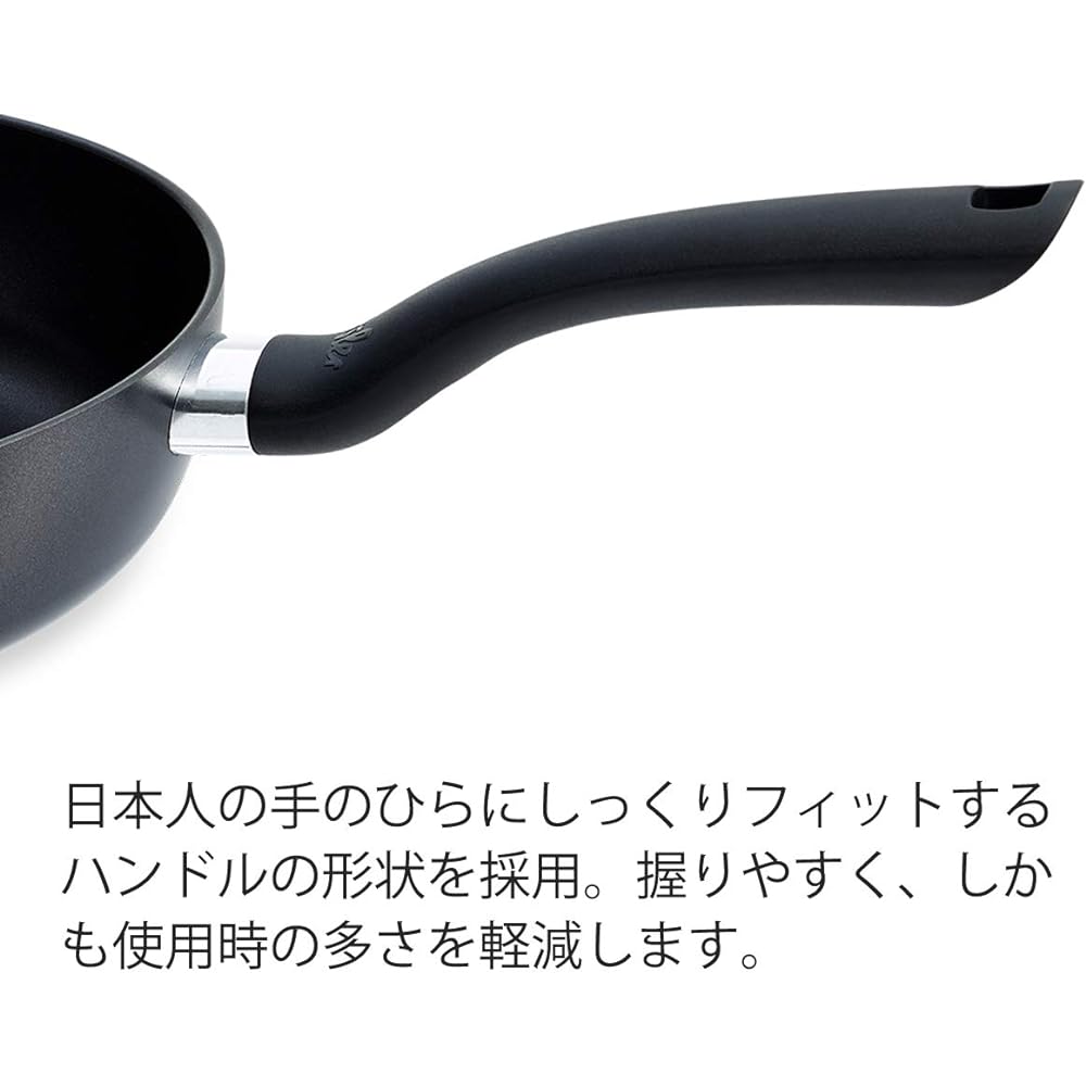 Fissler Frying Pan 20cm IH Compatible Senit IH 3 Layer Fluorine Coating Gas Fire/IH Compatible [Authorized Japanese Product] 045-301-20-100