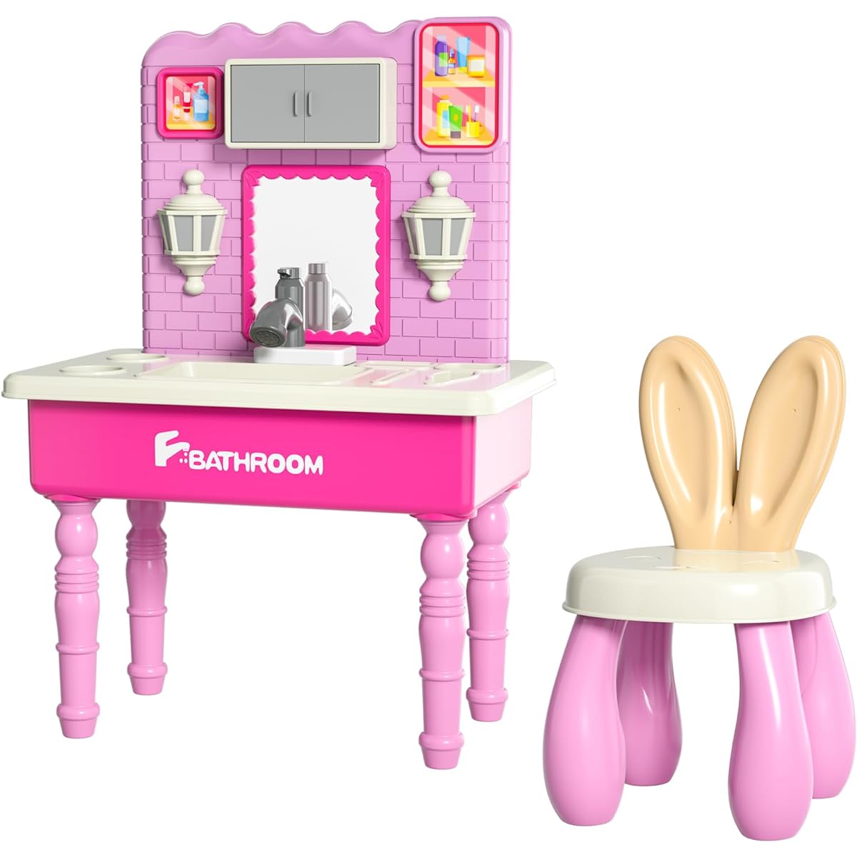 Lucky Doug Play Sink Toy Pink
