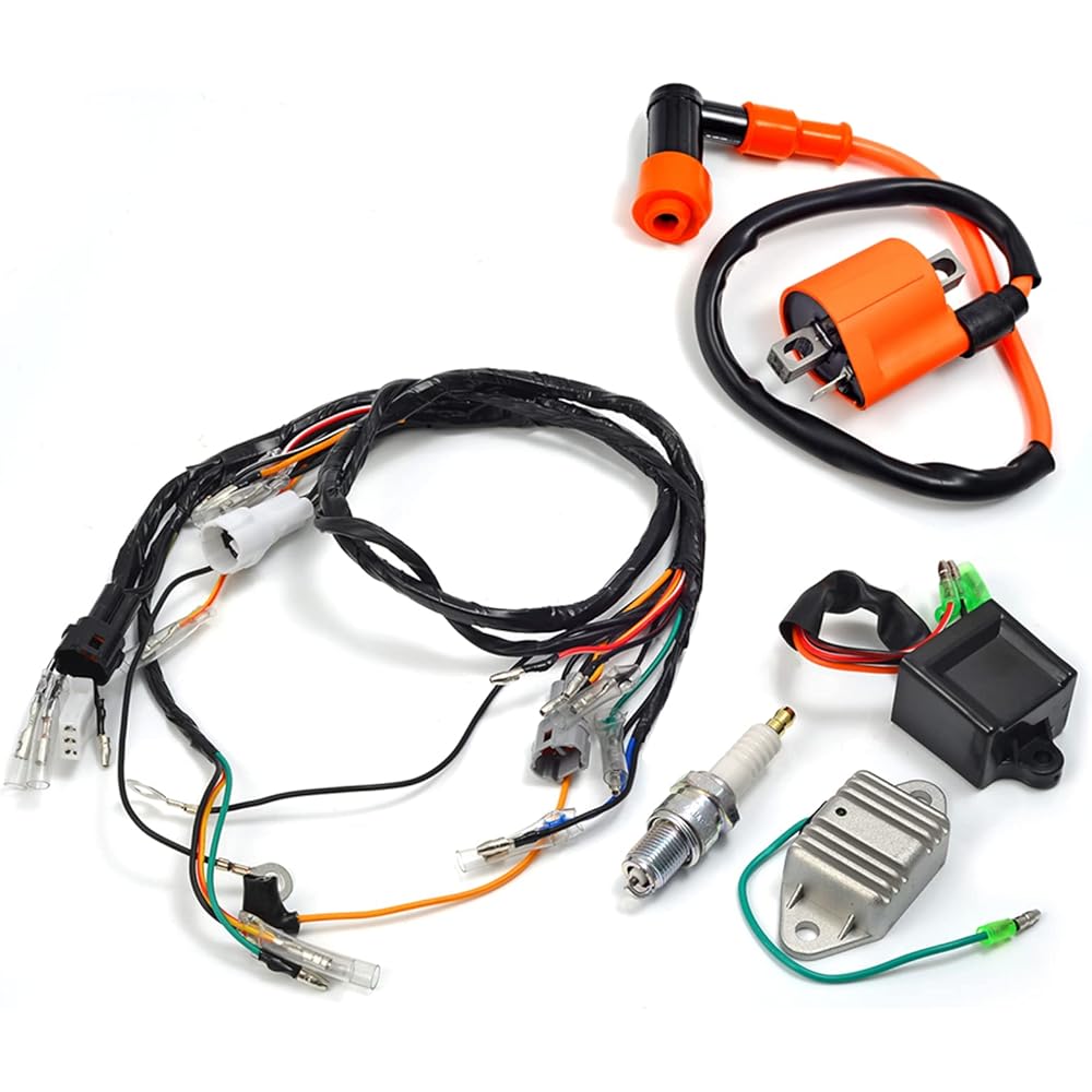 MOTO1988 Ignition Coil Igniter CDI Regulator Wiring Harness Assembly Compatible with Yamaha Blaster 200 YFS200 1997-2001 OEM 3JM-82590-10-00