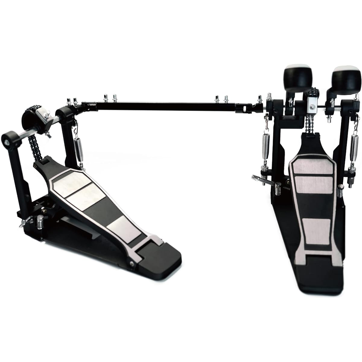 Double Bass Drum Pedal Double Chain Drive Kick Drum Pedal Heavy Duty Drum Pedal Kit Electric Drum and Kick Drum Set