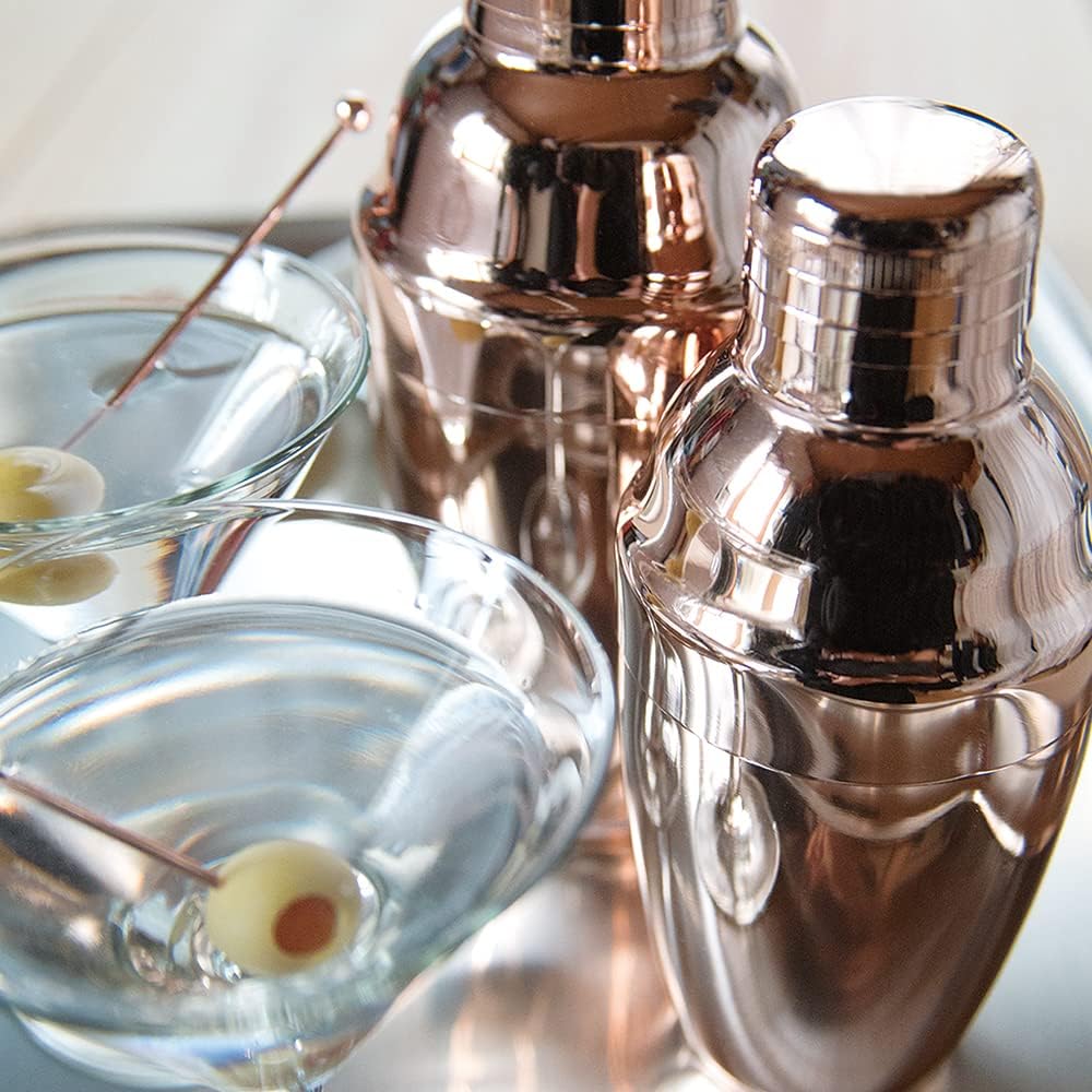 Standard cocktail shaker 350ml pink gold