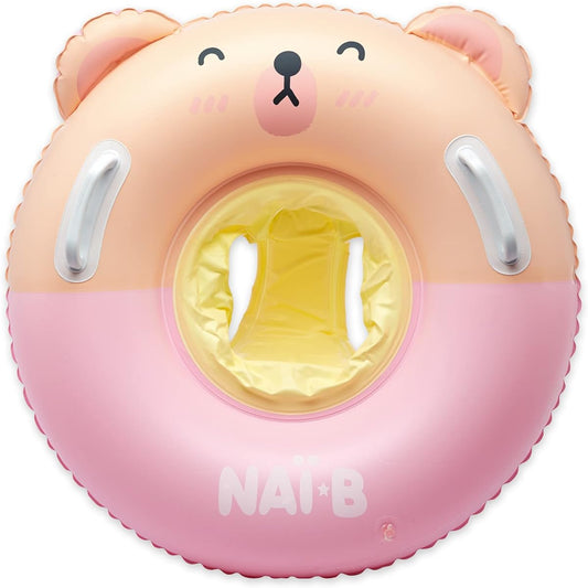 Arakhan NAI-B Baby Swim Float Tube Inflatable Swimming Pool Ring with Seat Inflatable Swimming Training Aid Float Ring for 2-5 Years Boys Girls Toddlers Kids (Pink)