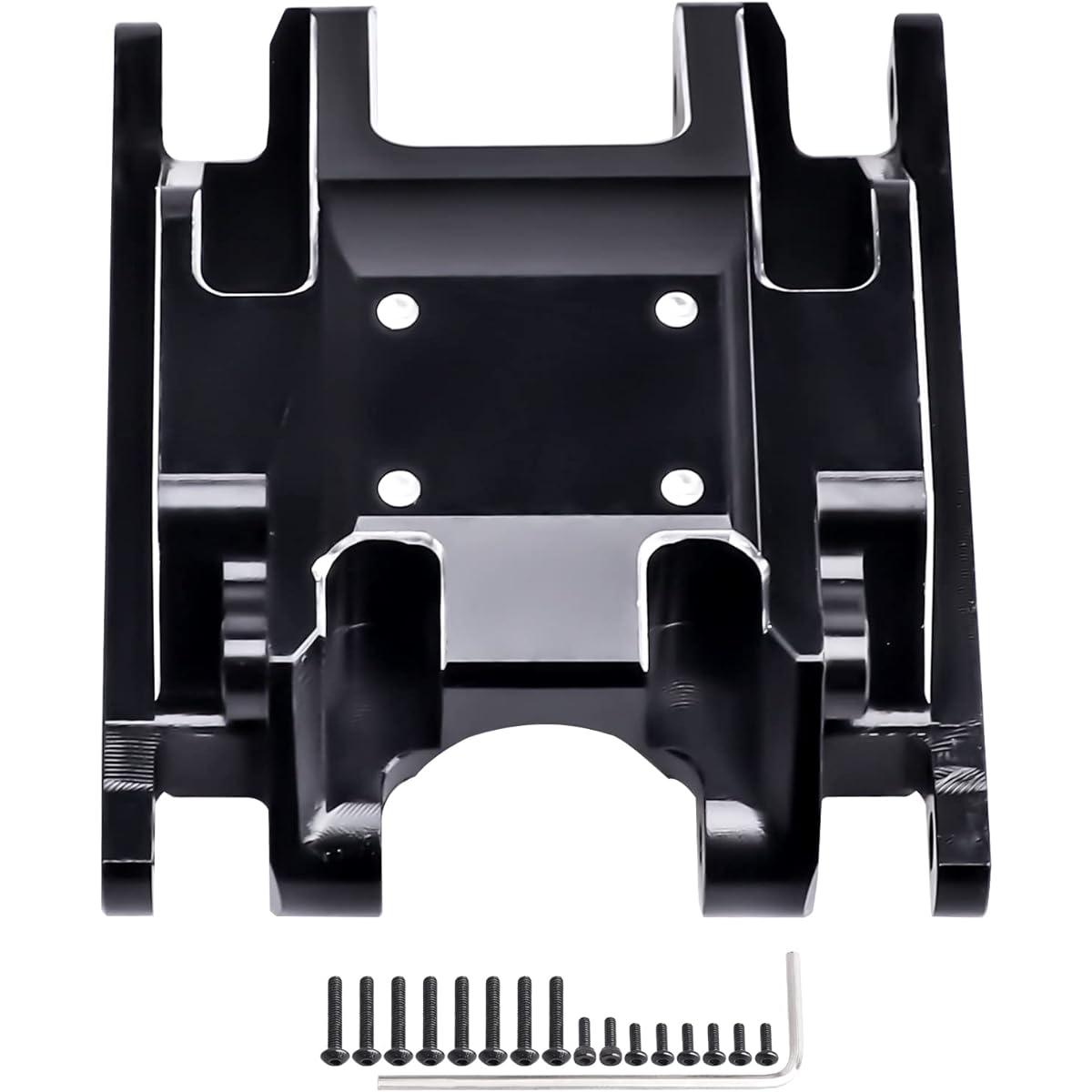 CrazyHobby Aluminum Skid Plate Transmission Mount for Traxxas TRX4M 1/18 RC Crawler