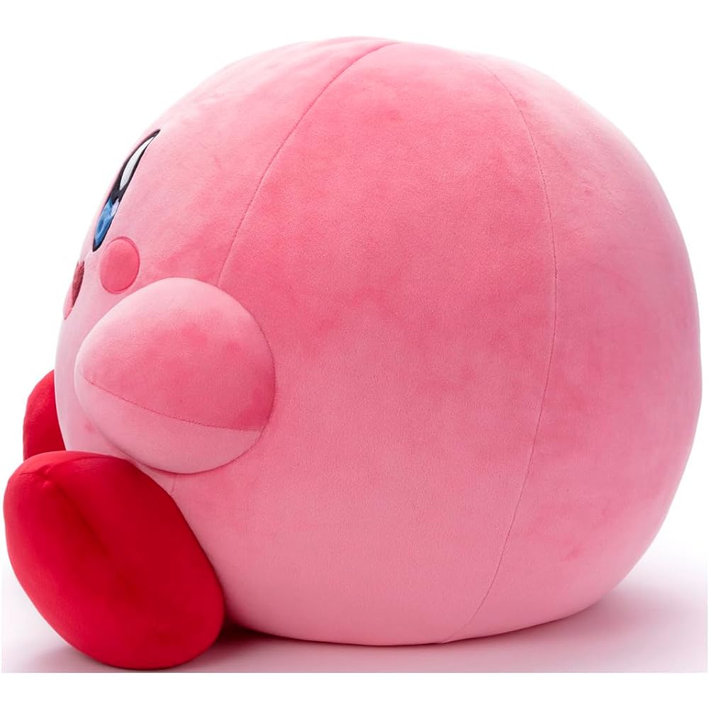 TAKARATOMY A.R.T.S Kirby of the Stars Mocchi-Mocchi-GameStyle Extra Large Kirby (Kirby's Gourmet Festival) Plush Toy Width approx. 50cm