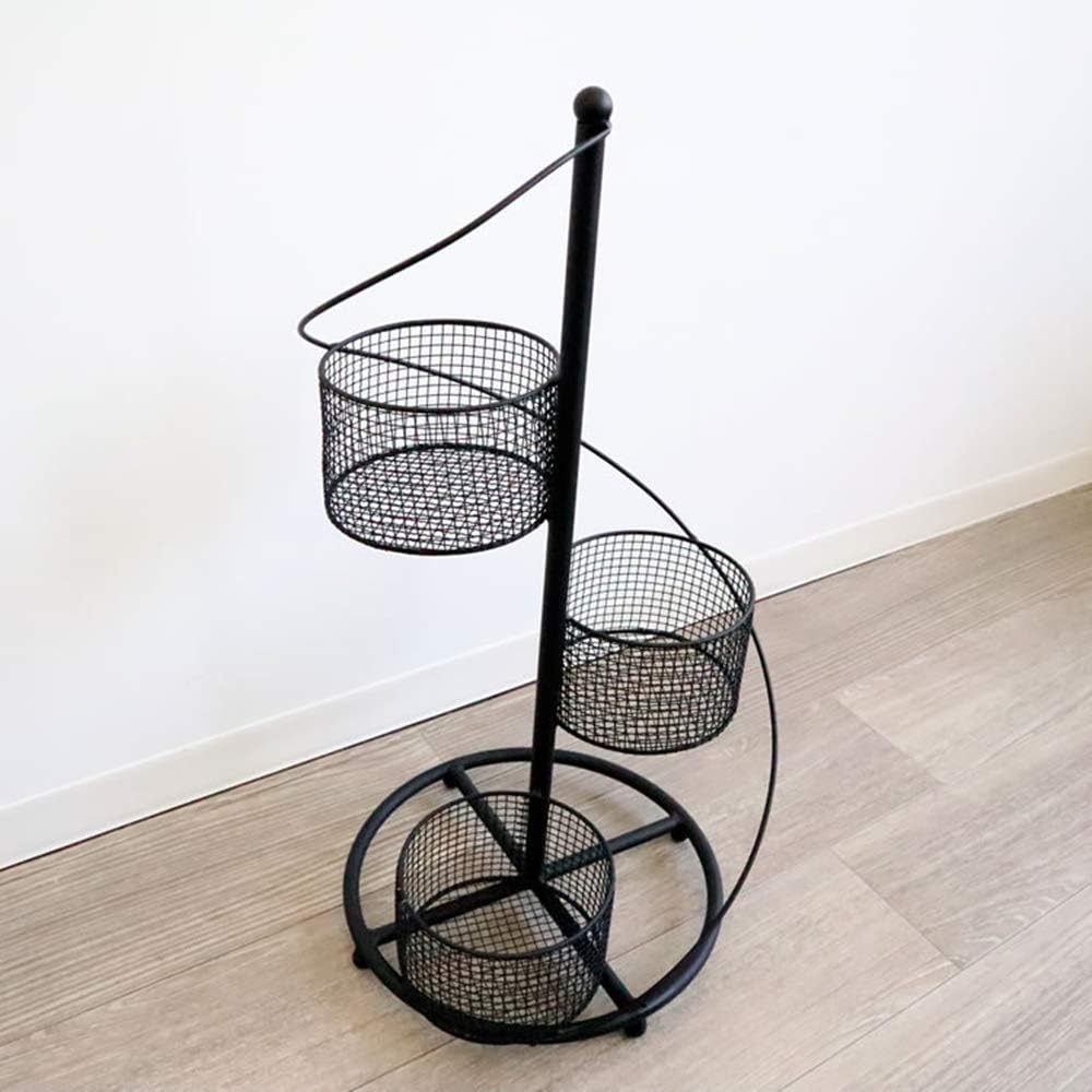 Kawabata Planter Iron Stand Planter Flower Stand 33 x 33 x 62 cm