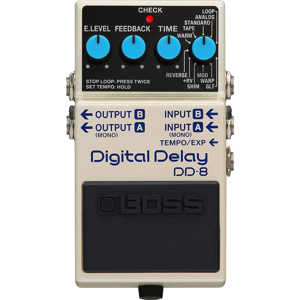 BOSS - Effector Digital Delay DD-8 + KORG Pitchclip 2 PC-2 + Marks Original Cross Set