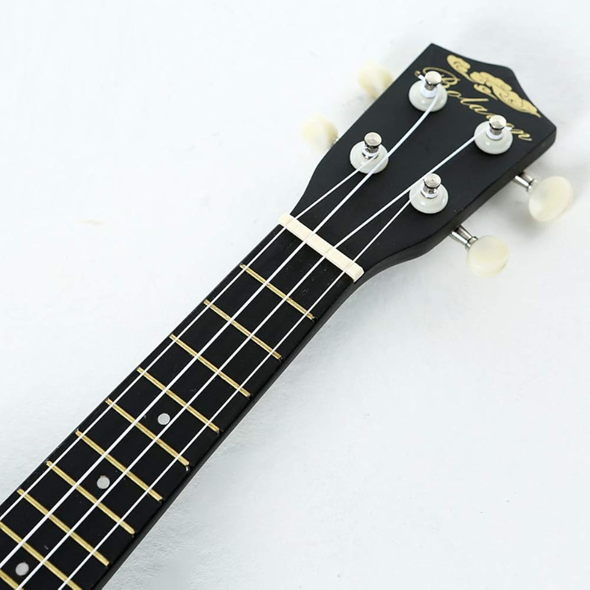 Ukulele 21 Inch Black Ukulele 4 Strings for Beginners Perfect Gift Entry Level Ukulele (Color : Black, Size : 21 inches)