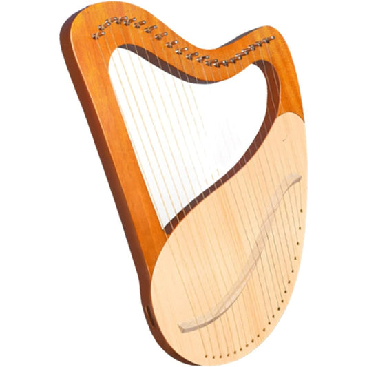 WowZza Lyra Portable Harp 21 String Harp Lyra String Instrument for Adult Beginners Lyra Harp/Random