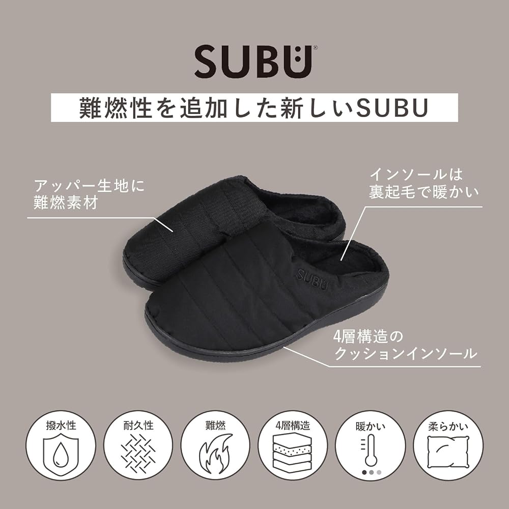 [SUBU] NANNEN Winter Sandals WINTER SANDALS NANNEN Flame Retardant Slippers Winter Sandals Camping Outdoor 305D CORDURA [Parallel Import]