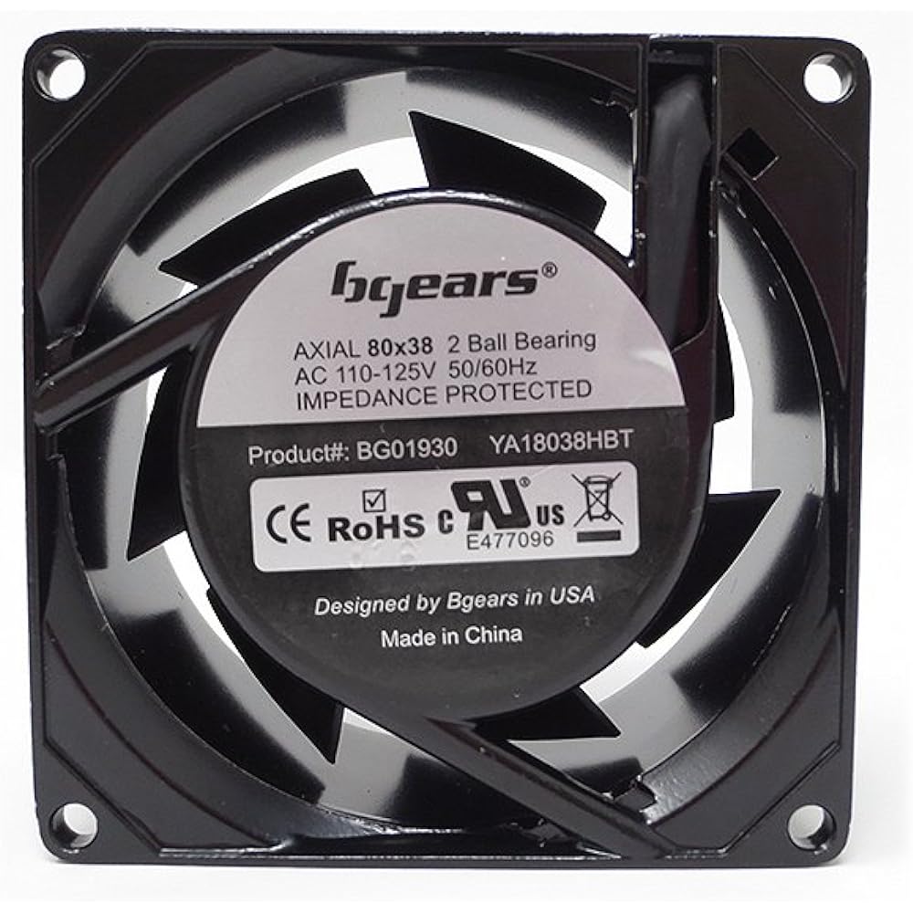 [bgears] PC fan b-Blaster - AC 80mm x 38 case