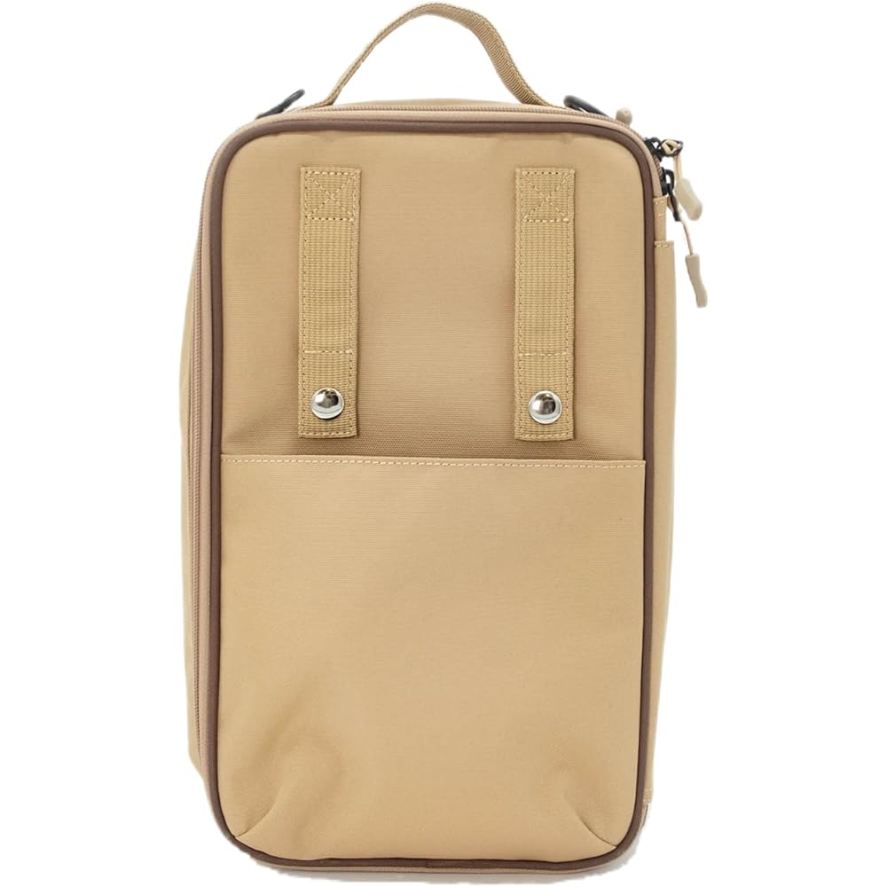 WILDTECH GEAR CASE L CORDURA Fabric 215-AFXP213 [YouTuber "FUKU" collaboration product] Outdoor YouTuber fuku wildtech cutlery case spice case L size (TAN(BEIGE))