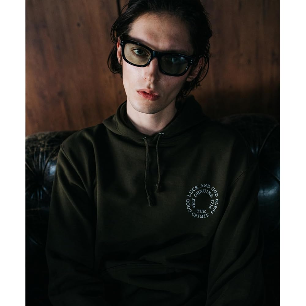 [Climy] CIRCLE LOGO SWEAT HOODIE Circle Logo Sweatshirt Hoodie Setup Men's Brand Adult