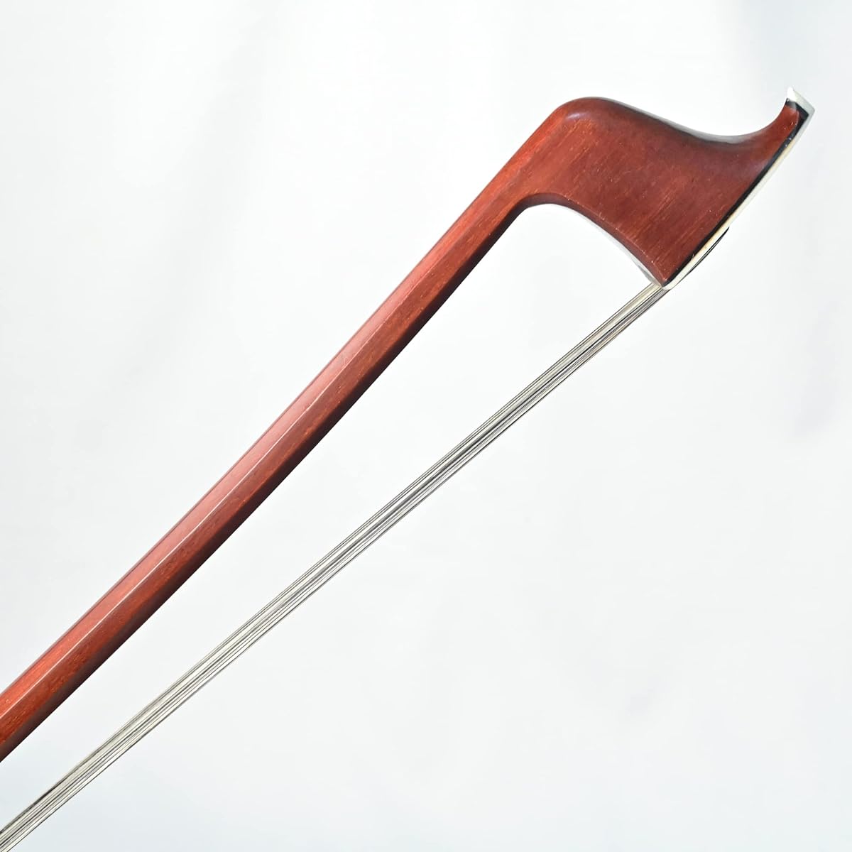 ARTIGIANO&VIOLIN Ebony Frog IPE Double Bass Bow Square Bow Black and White Mixed Hair French Style AT-055
