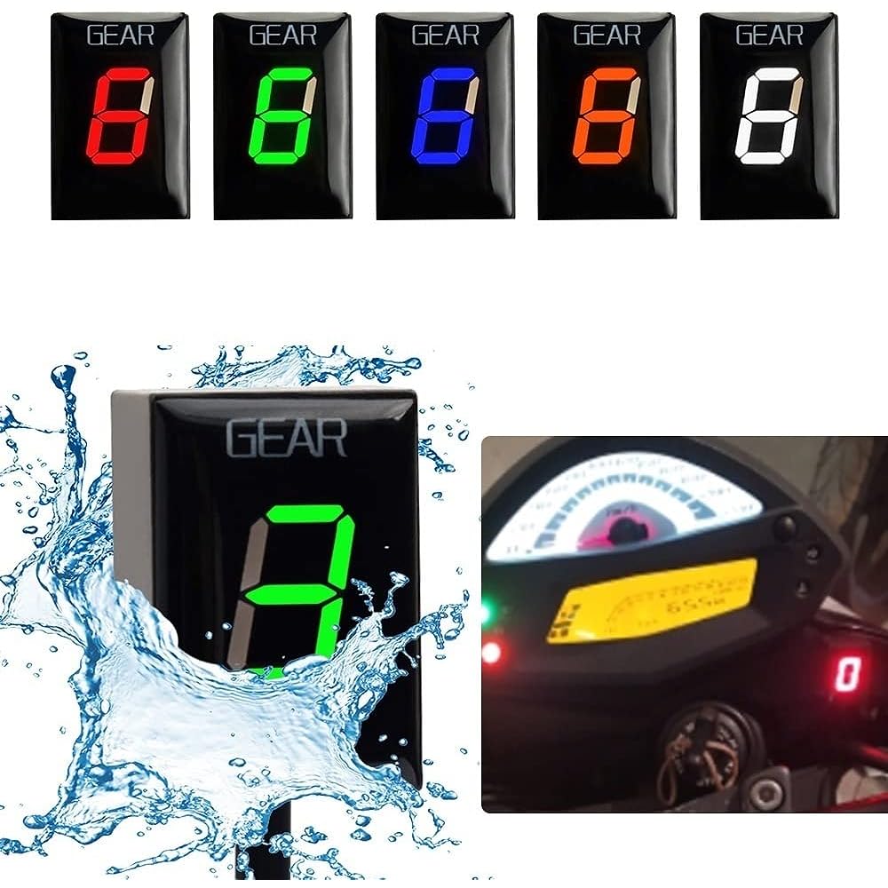 Speed Display Meter Motorcycle Gear Indicator For Yamaha FZ6 FZ8 FZ1 FZ1N FZ16 Mt-01 Mt-03 Warrior Wr250r Wr250x Wr450 RX Accessories Speed Display
