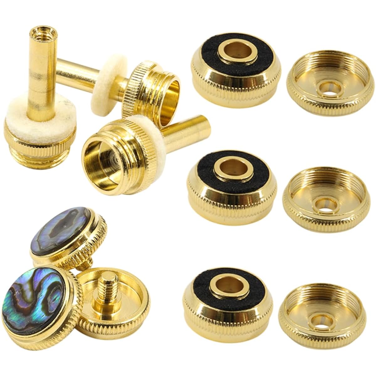 Vaguelly 3 Set Trumpet Set Tool Button Horn Trumpet Piston Button Trumpet Parts Trumpet Accessories Piston Button Buckle Piston Button S