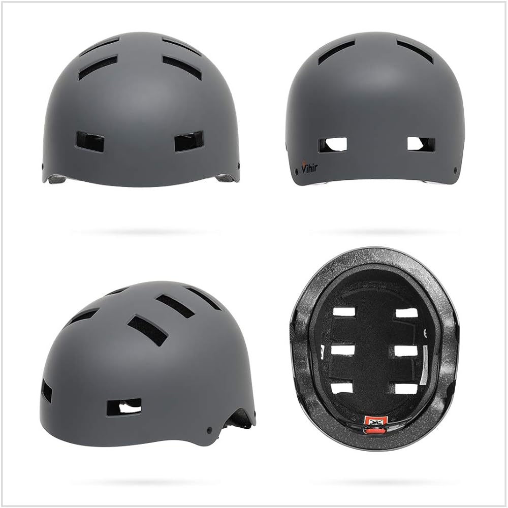 Vihir Sports Helmet, Ice Skating, Skateboarding, Bicycle, Mountaineering, Climbing, Protective Helmet, Size Adjustable, For Children and Adults