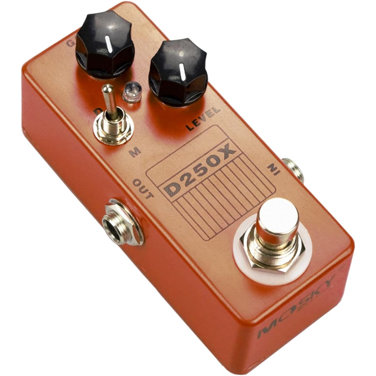 Lerodite Overdrive Guitar Pedal D250X Preamp Effect Pedal True Bypass Switching
