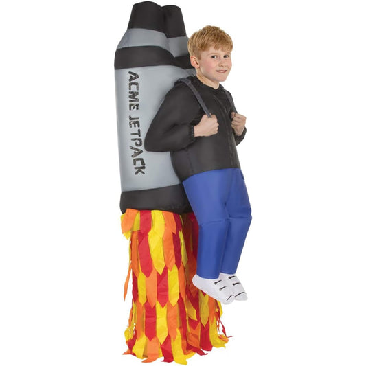 (Jet Pack) - Morphsuits Jet Pack Kids Inflatable Blow Up Fancy Dress Costume - One Size