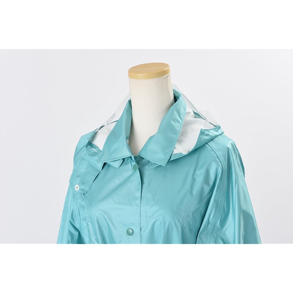 Kinkame Revita Raincoat, Made in Japan, 12 Colors, 6 Sizes, Light Green, L(120), Waterproof, 2.5 Layers, Water Stop Tape, K9000-LGR-120