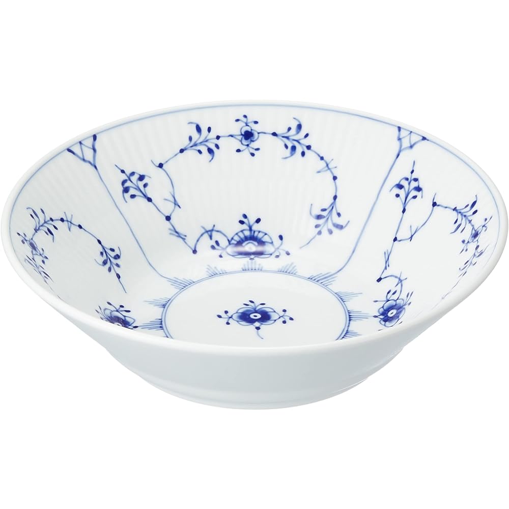[Regular Imported Product] Royal Copenhagen Blue Fluted Plain Pasta Plate 24cm 1016769