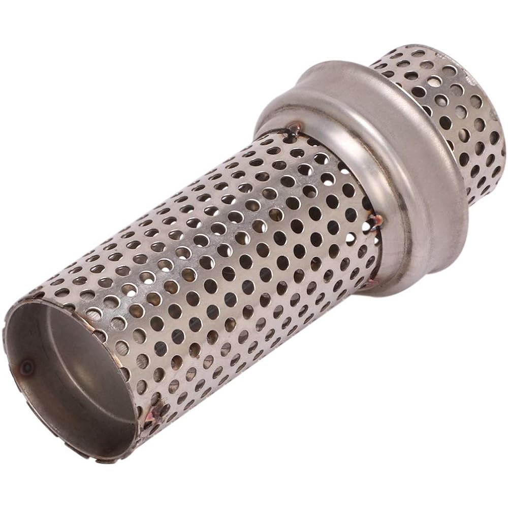 Bike Silencer Slip-on Muffler Bike Muffler Inlet 50.8mm Universal Length 300mm Body Diameter 89mm