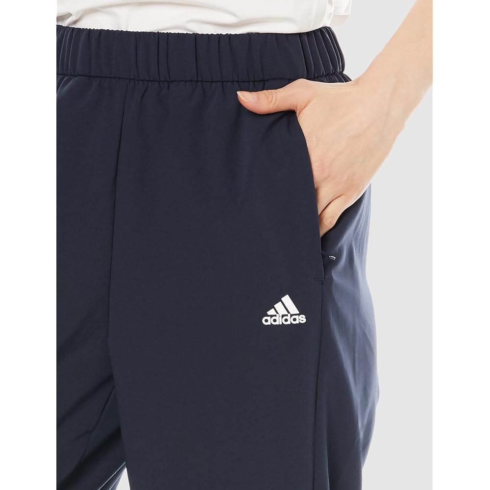 Adidas QH841 Women's Jersey Bottom Loose Fit Color Block Woven Pants