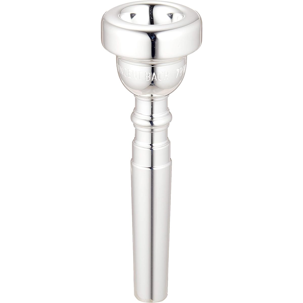 Back trumpet mouthpiece 7BW silver plated finish