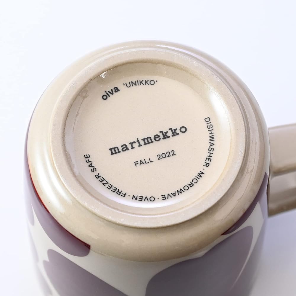 marimekko Mug 2022FALL 250ml Pair UNIKKO 71829 833 [Parallel Import]