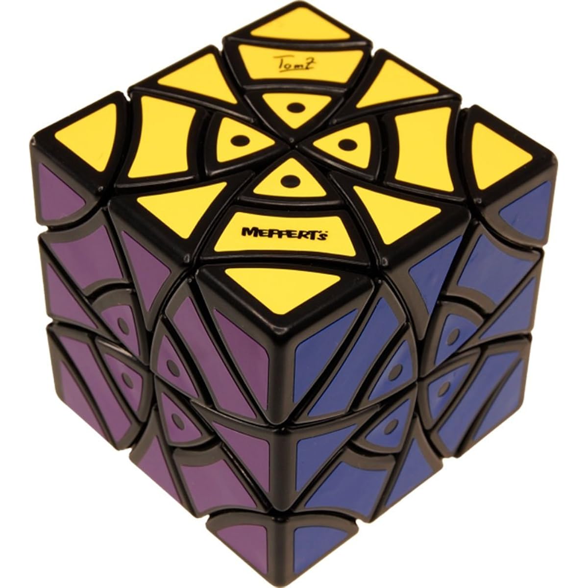 Curvy Copter Plus Black – Meffert's Spinning Brain Teaser Puzzle