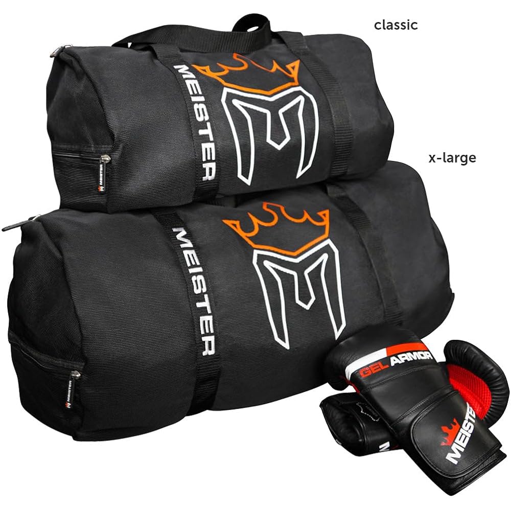 Genuine Sports Bag Meister Breathable Lightweight Mesh Duffle Gym Bag - Black