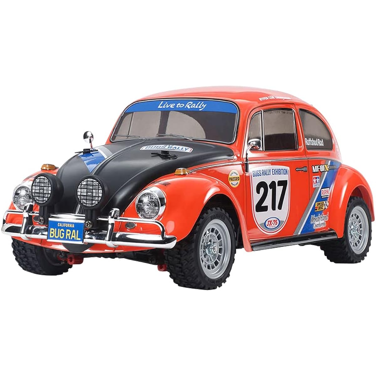 Tamiya (TAMIYA) 1/10 XB Series No. 217 XB Volkswagen Beetle Rally (MF-01X chassis) Painted finished model with radio control 57917