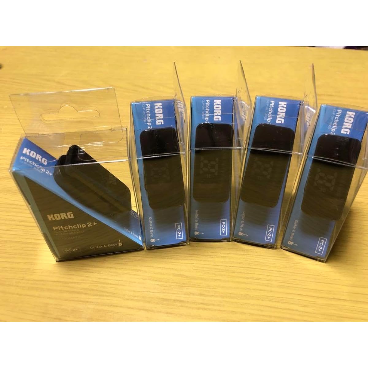 KORG Pitchclip 2 Clip Tuner 5-Piece Set