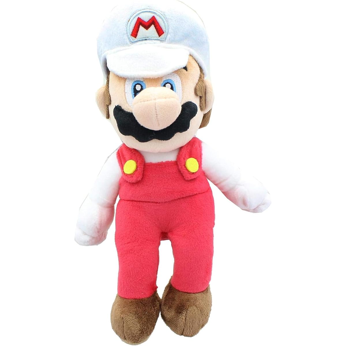 Little Buddy Super Mario All-Star Collection 1420 Fire Mario Plush Toy, 9.5"