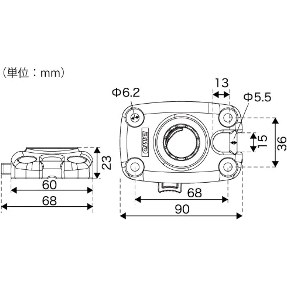 BMO JAPAN Fish Finder Ball Mount