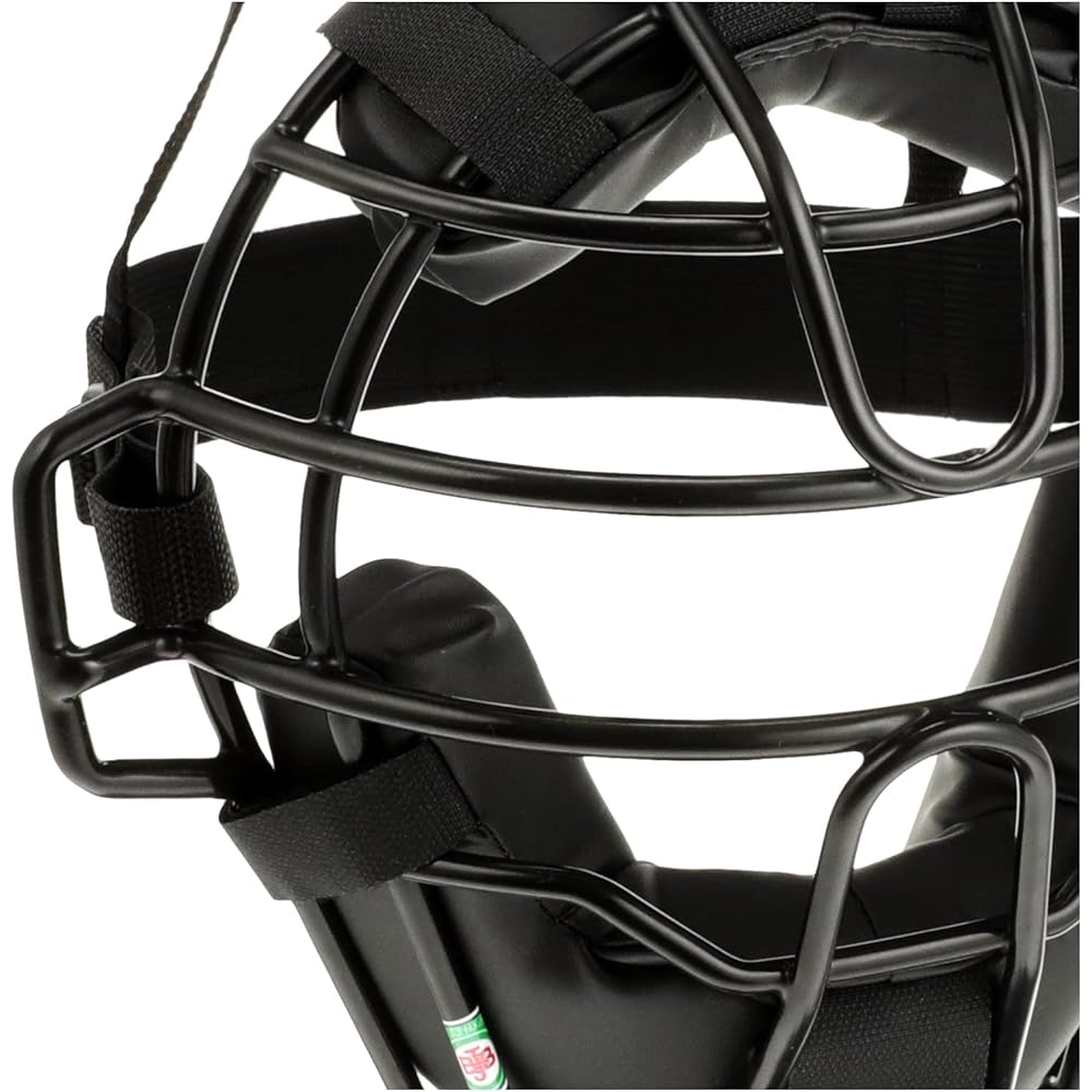 ZETT Baseball Umpire Umpire Mask for Boys Softball Baseball Black (1900) BLM7175A