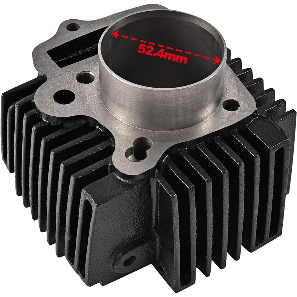 Trkimal 52.4mm Engine Cylinder Big Bore Kit Gasket and Piston Set for 4 Stroke Chinese TaoTao Coolster ATV 110cc Pit Quad Dirt Bike Go Kart