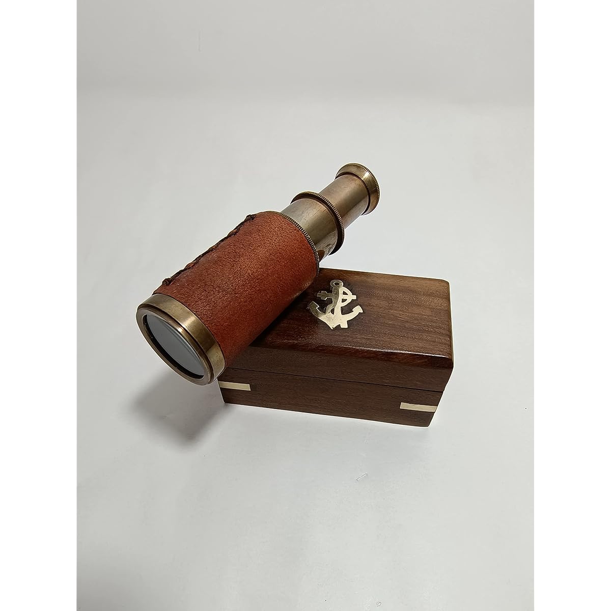Sohrab Pirate Monocular for Kids & Adults, Handheld Foldable Brass Telescope with Zoom, Portable Pirate Spyglass for Cruise Ships, Travel, Watching, Hiking, Hunting and More